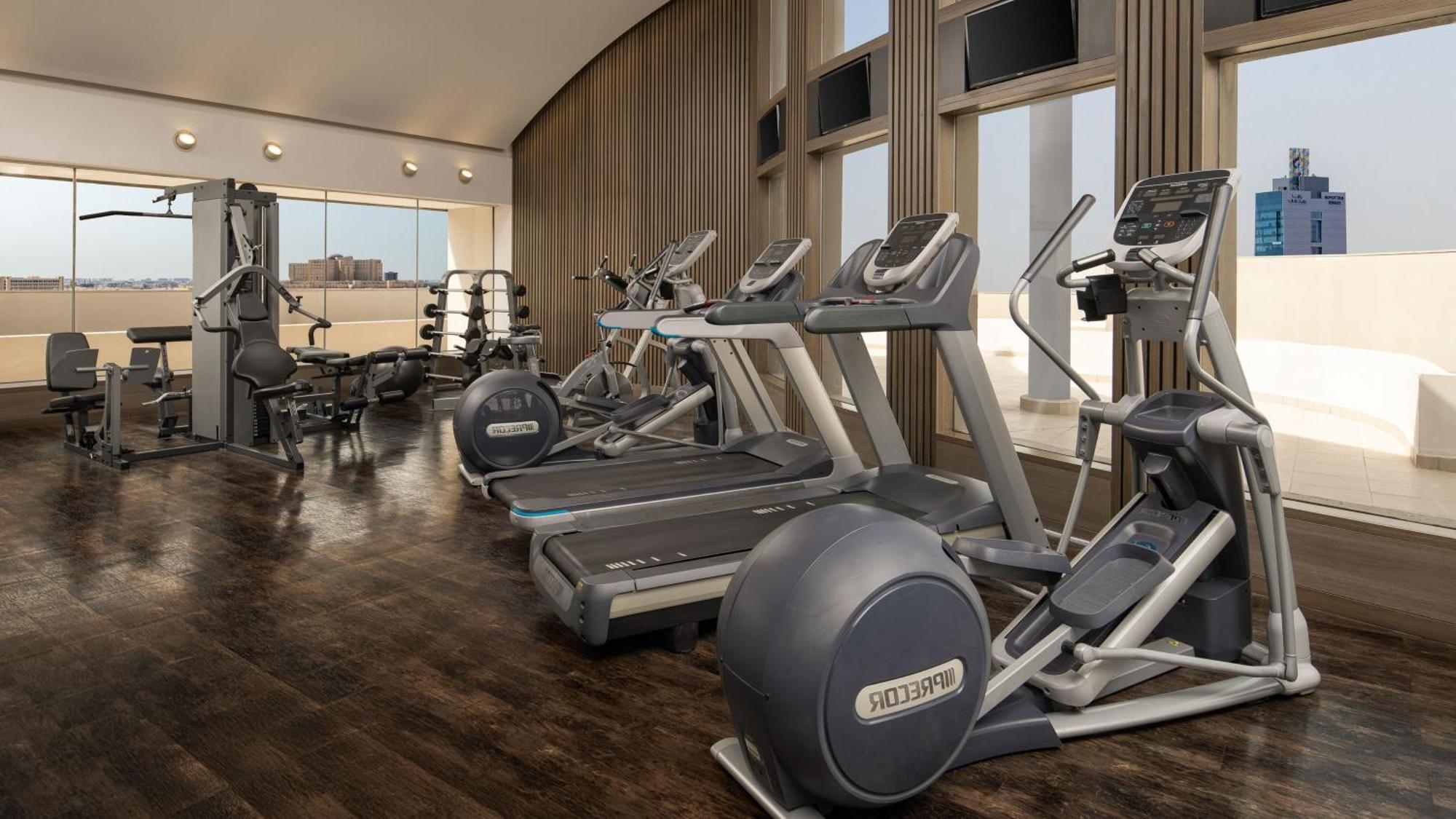 Carlton Al Moaibed Hotel Dammam Exterior photo A gym at the hotel